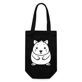 wombat - Gift Bag for Bottles - black - Front