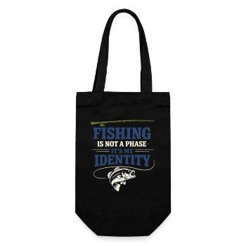 Mode de vie de pêche pêcheur pour les poissons à vie - Sac à bouteille - noir - Devant