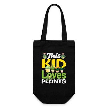 Pflanzenliebhaber Ce gamin adore les plantes jardinier - Sac à bouteille - noir - Devant