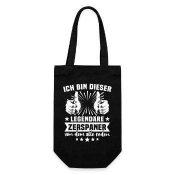 Machinist Legend - Gift Bag for Bottles - black - Front