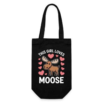 Elch Sprüche Elche Lustiges Elch Geschenk - Geschenkbeutel für Flaschen - Schwarz - Vorne