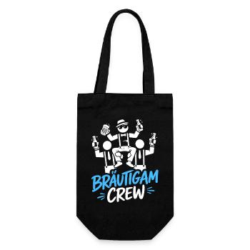 Bachelor Party Men's T-Shirt Bachelor Party Rumbling - Gift Bag for Bottles - black - Front