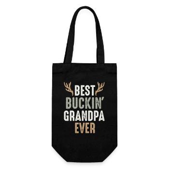Meilleur grand-père drôle de l’Ouest de tous les temps - Sac à bouteille - noir - Devant