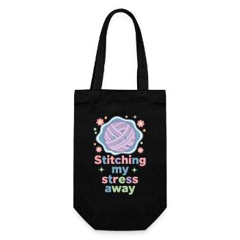 Coudre mon stress pour chasser mon drôle d’amant du crochet - Sac à bouteille - noir - Devant