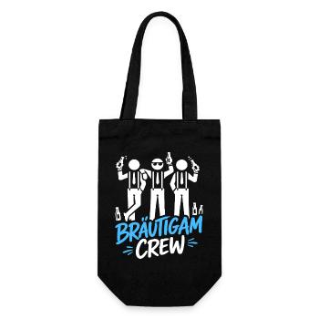 Bachelor Party T-Shirt Men Bachelor Party Rumbling - Gift Bag for Bottles - black - Front