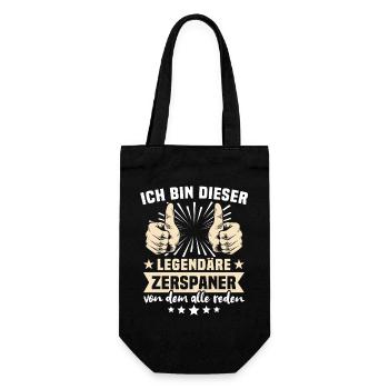 Machinist Sayings - Gift Bag for Bottles - black - Front