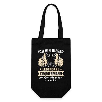 Dictons de Zimmermann - Sac à bouteille - noir - Devant