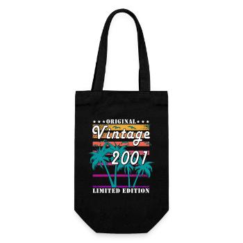 Limited Edition 2001 - Geburtstag - Jahrgang - Geschenkbeutel für Flaschen - Schwarz - Vorne