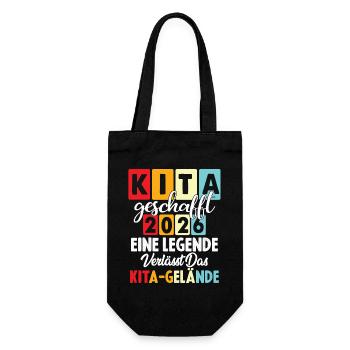 Daycare center made in 2026 A legend leaves the - Gift Bag for Bottles - black - Front