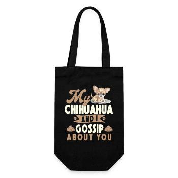 Chihuahua Chihuahueño My Chihuahua - Gift Bag for Bottles - black - Front