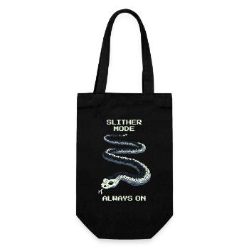La mode Slither Toujours En Activité | Mentalité du serpent - Sac à bouteille - noir - Devant