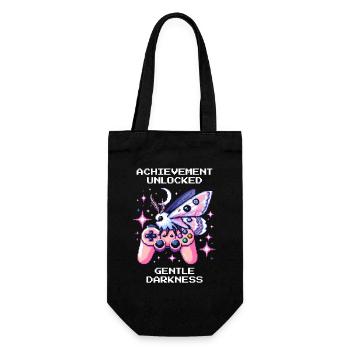Gentle Darkness Unlocked | Soft Goth - Gift Bag for Bottles - black - Front