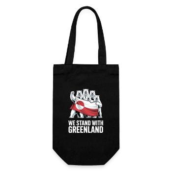 Nous soutenons le Groenland Faites disparaître l’Amérique - Sac à bouteille - noir - Devant