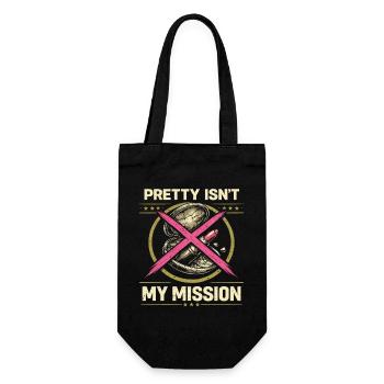 Être jolie comme soldat n’est pas ma mission - Sac à bouteille - noir - Devant