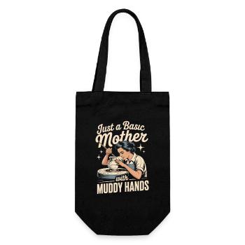 Pottery Pottery Studio Pottery Love - Gift Bag for Bottles - black - Front