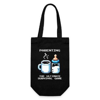 Parenting: Ultimate Survival | Parents - Gift Bag for Bottles - black - Front