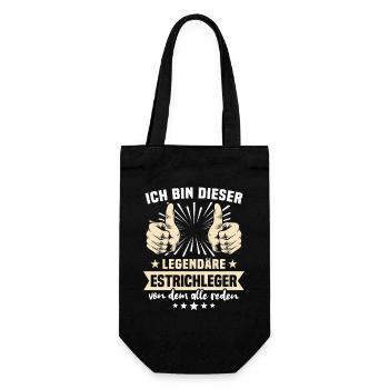 Screed Layers Sayings - Gift Bag for Bottles - black - Front