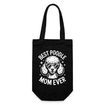Paroles de caniche Caniche Cadeau drôle de caniche - Sac à bouteille - noir - Devant