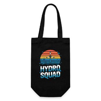 Hydro Squad Hydropower Team Renewable Energy - Gift Bag for Bottles - black - Front