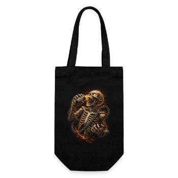 Energy Drink Caffeine Taurine - Gift Bag for Bottles - black - Front
