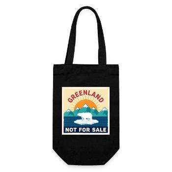 Groenland Pas à vendre Ours polaire - Sac à bouteille - noir - Devant