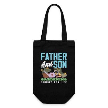 Père Fils Jardinage Amoureux des plantes - Sac à bouteille - noir - Devant