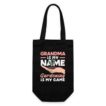 Grand-mère Nom Jardinage Mon amoureux des plantes de gibier - Sac à bouteille - noir - Devant