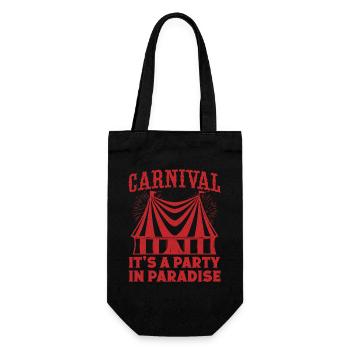 Carnival Party In Paradise Circus Performer Gifts - Geschenkbeutel für Flaschen - Schwarz - Vorne