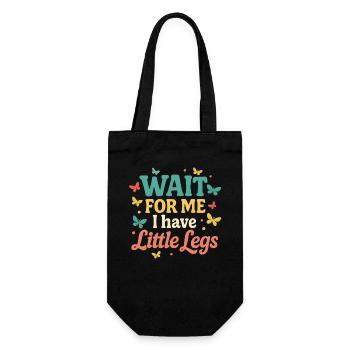 Cute Saying Humor Meme Funny Gift Idea - Gift Bag for Bottles - black - Front