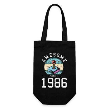 Madness Since 1986 Arcade Joystick - Gift Bag for Bottles - black - Front