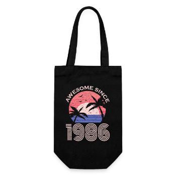 Aloha Sunset 1996 Retro - Geschenkbeutel für Flaschen - Schwarz - Vorne