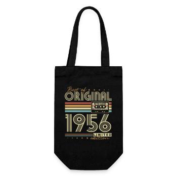 Original 1956 Vintage Vintage Anniversaire Rétro - Sac à bouteille - noir - Devant