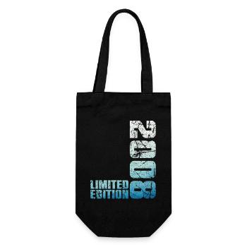 18th Birthday Boy Girl 18 Year Old 2008 Gift - Gift Bag for Bottles - black - Front