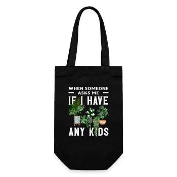 Plantes Amoureux des plantes Jardin des jardiniers pour enfants - Sac à bouteille - noir - Devant