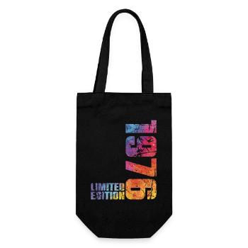 50. Geburtstag Mann Frau 50 Jahre 1976 Geschenk - Geschenkbeutel für Flaschen - Schwarz - Vorne
