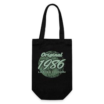 40e anniversaire 1986 cadeau pour hommes et femmes - Sac à bouteille - noir - Devant