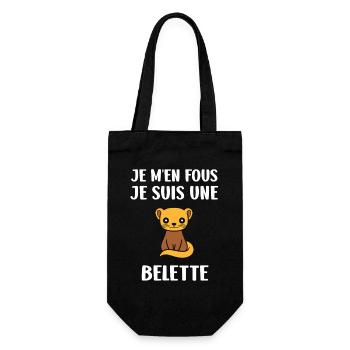 Belette Attitude Je M'en Fous - Sac à bouteille - noir - Devant