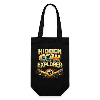 Pinball Pinball Player Hidden Cow Explorer - Gift Bag for Bottles - black - Front