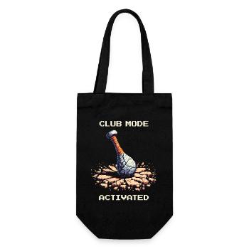 Mode Mace activé | Homme des cavernes de l’âge de pierre - Sac à bouteille - noir - Devant