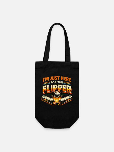Joueur de flipper ici pour le joueur de flipper - Sac à bouteille - noir