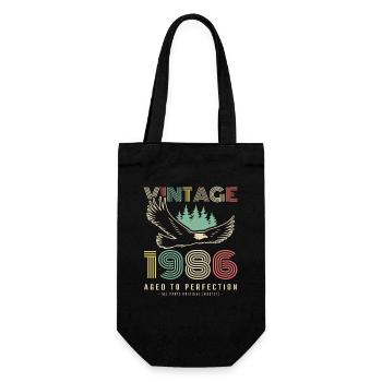 Vintage 1986 Matured - Gift Bag for Bottles - black - Front