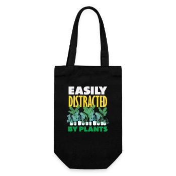 Les amateurs de plantes distraits par les plantes - Sac à bouteille - noir - Devant