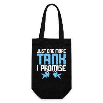 Just One More Fish Tank - Aquarium - Gift Bag for Bottles - black - Front