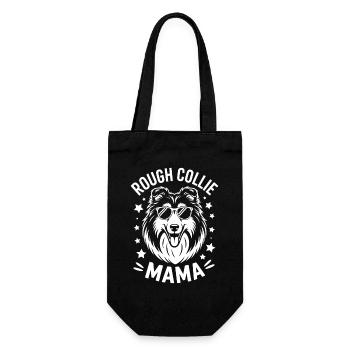 Dictions du collie à poils longs cadeau du collie à poils longs - Sac à bouteille - noir - Devant