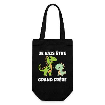 Grand Frère Dino: Je Vais Bientôt - Sac à bouteille - noir - Devant