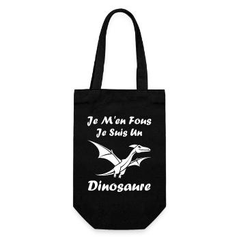 Aerial Dinosaur Attitude - Gift Bag for Bottles - black - Front