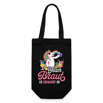 Bachelor Party Women's T-Shirt Bachelorette Party - Gift Bag for Bottles - black - Front