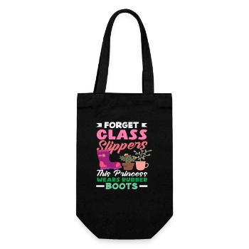 Princesse des souliers de verre amoureux des plantes - Sac à bouteille - noir - Devant