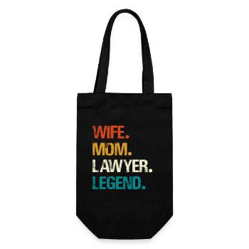 Épouse Mère Avocate Légende - Sac à bouteille - noir - Devant