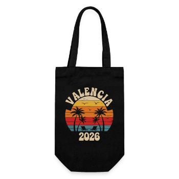 Plage rétro de Valence 2026 - Sac à bouteille - noir - Devant